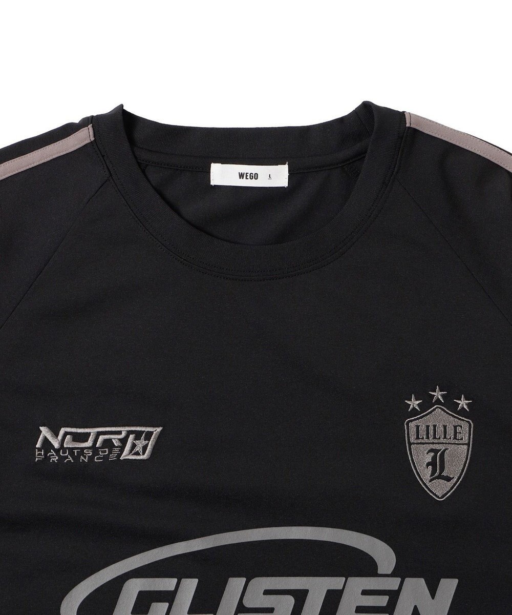 WEGO 【ユニセックス着用ITEM/MLサイズ展開】ゲームロゴスリーブラインT 