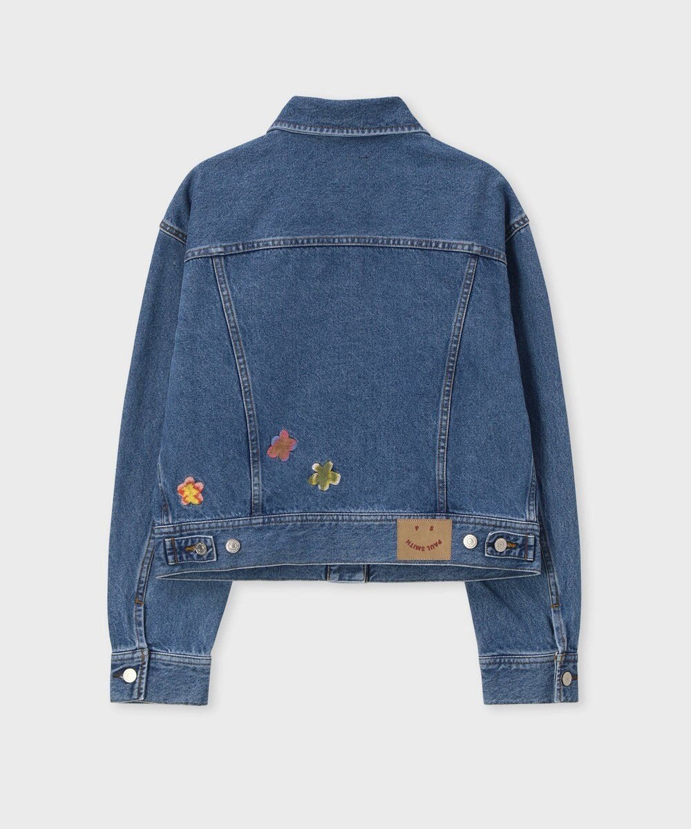 Paul Smith PS Happy フラワーエンブロイダリー デニムジャケット 