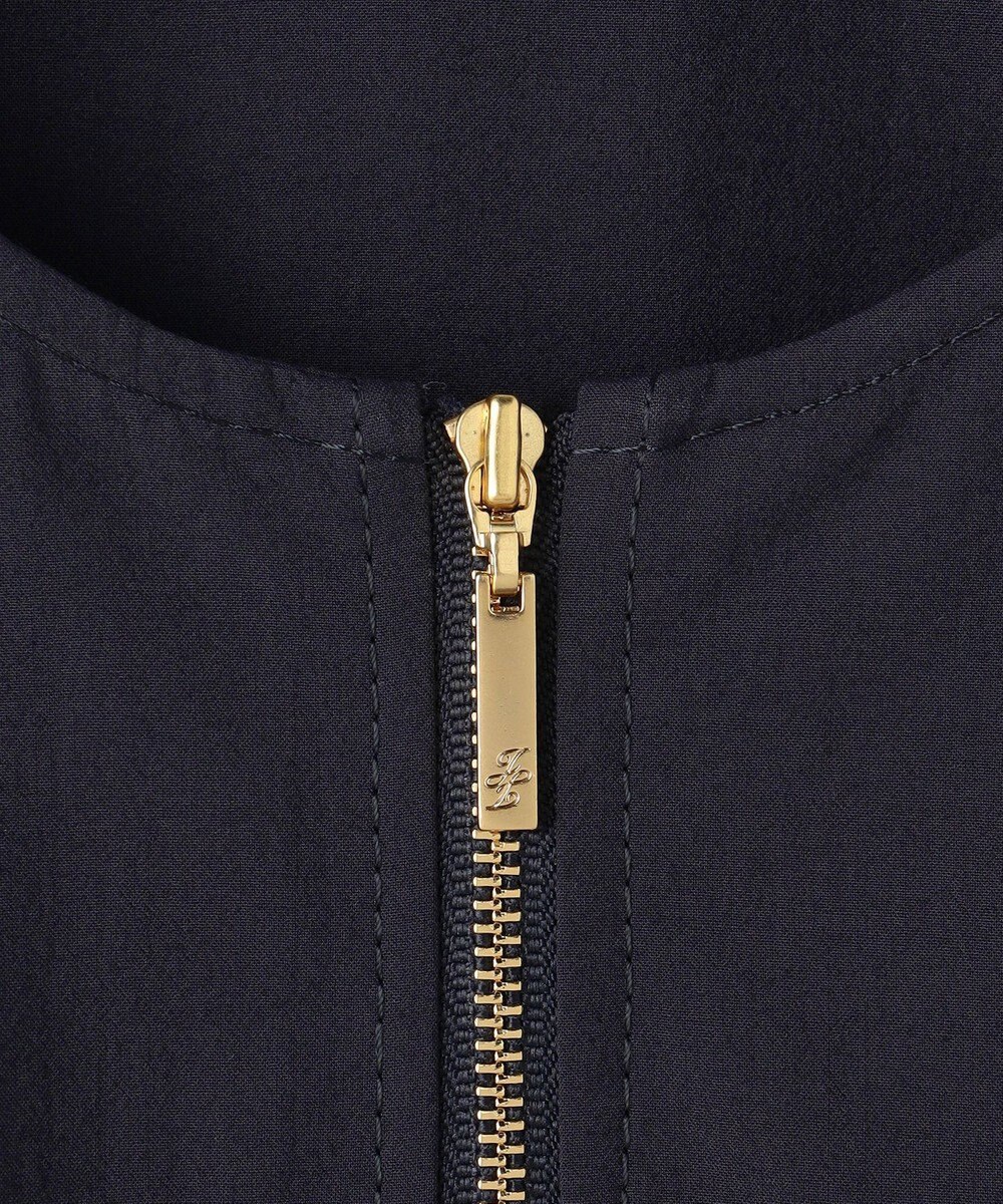 自由区 ファンクショナルブロード ノーカラーブルゾン 