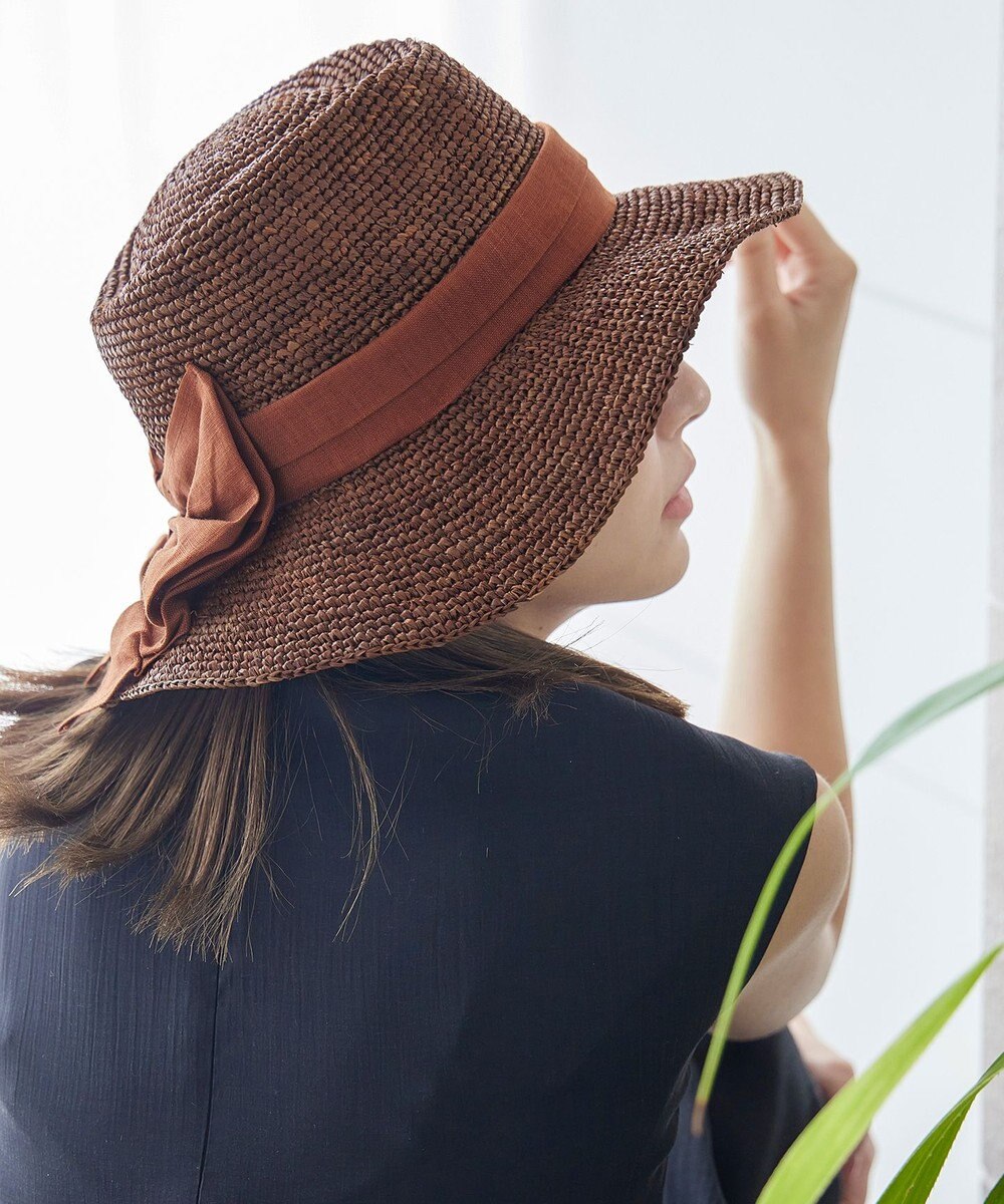 Tiaclasse  ツバ広リボンハット 