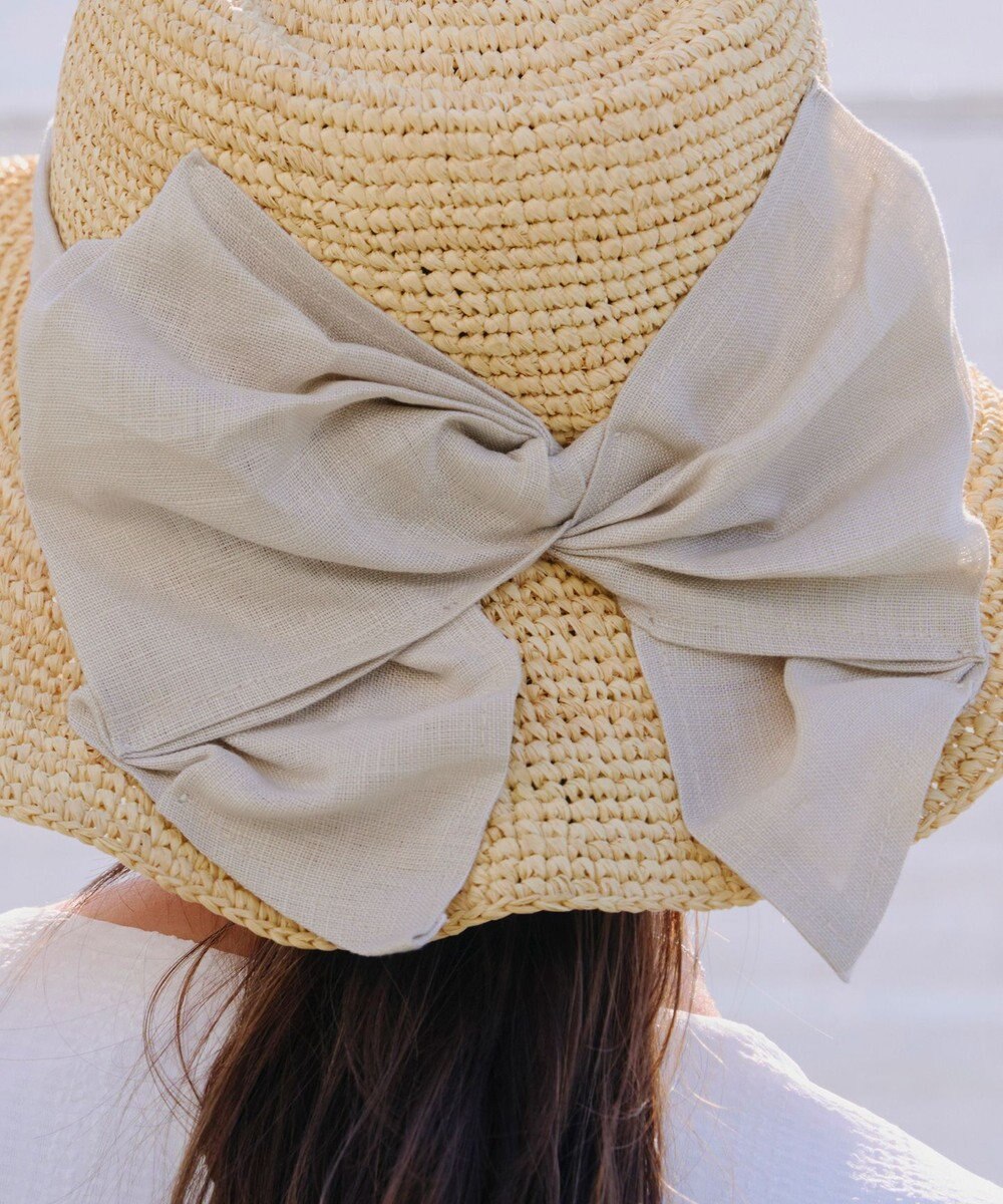 Tiaclasse  ツバ広リボンハット 