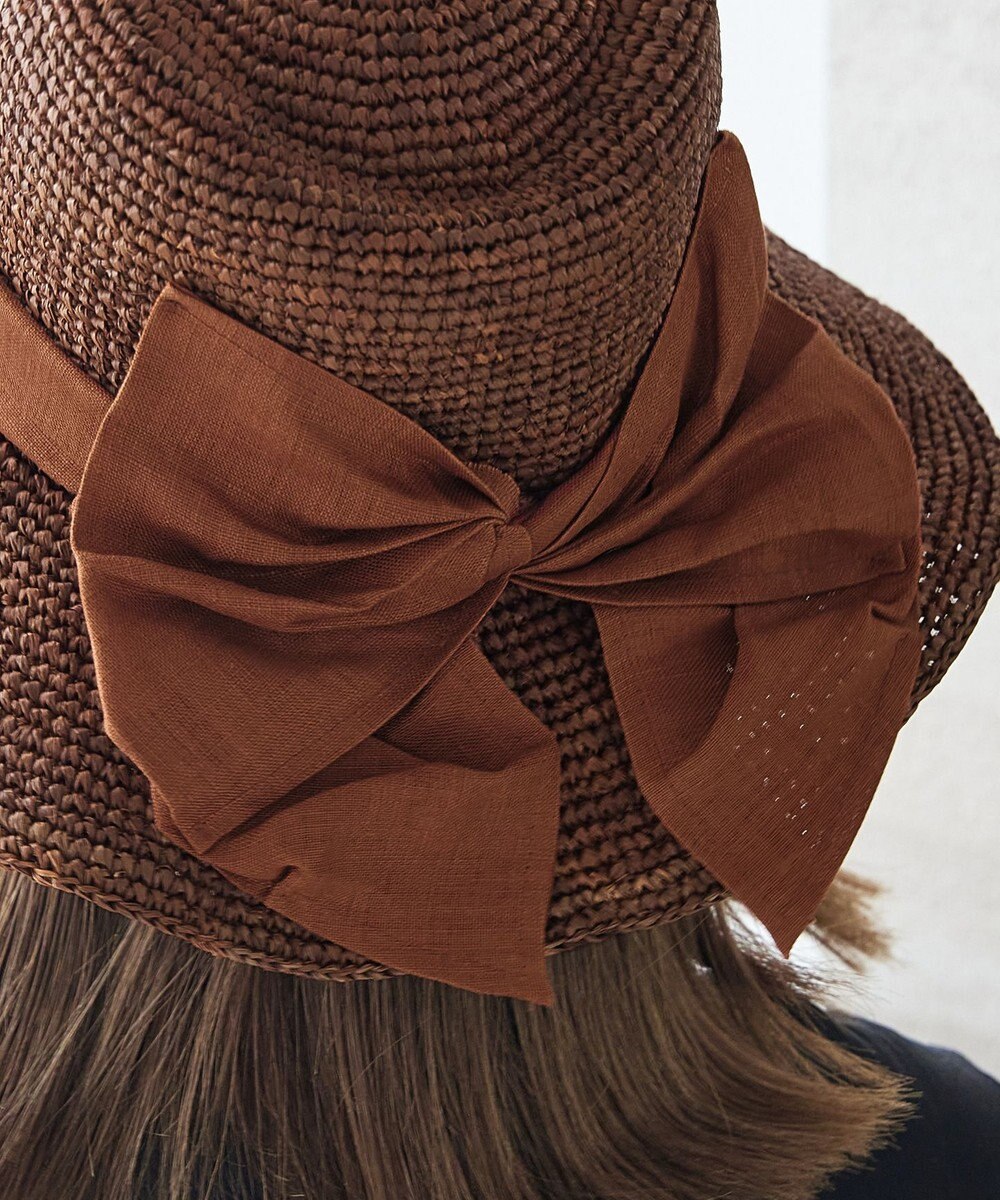 Tiaclasse  ツバ広リボンハット 