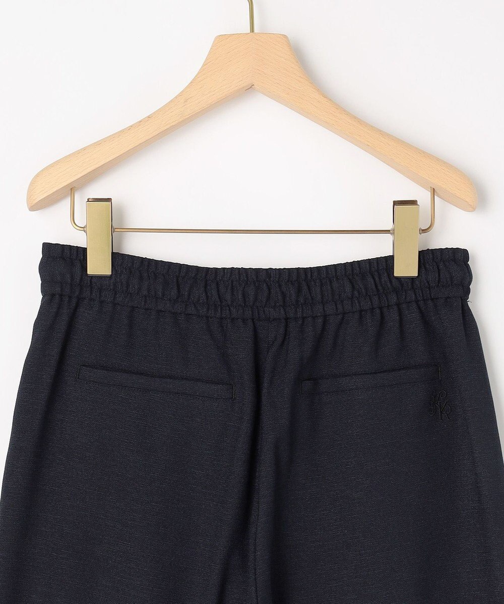 組曲 ライトリネンライクイージーワイド パンツ 