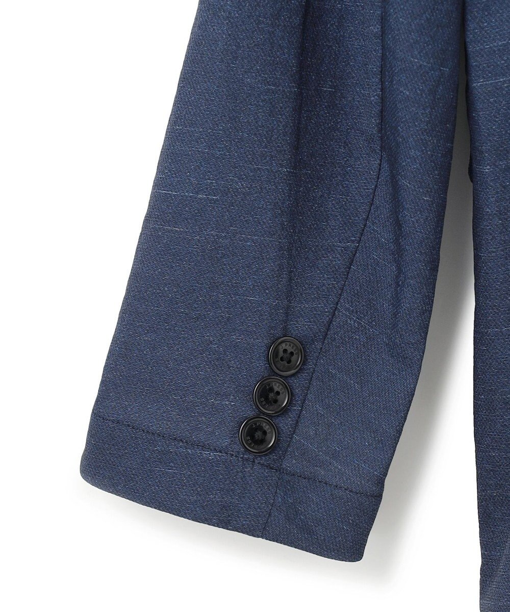 J.PRESS MEN 感動！？上品な見た目に着心地抜群なセットアップ【MECHANICAL】【超軽量 / 清涼感 / 洗える】 ハイパワーストレッチ リネンルックジャケット 