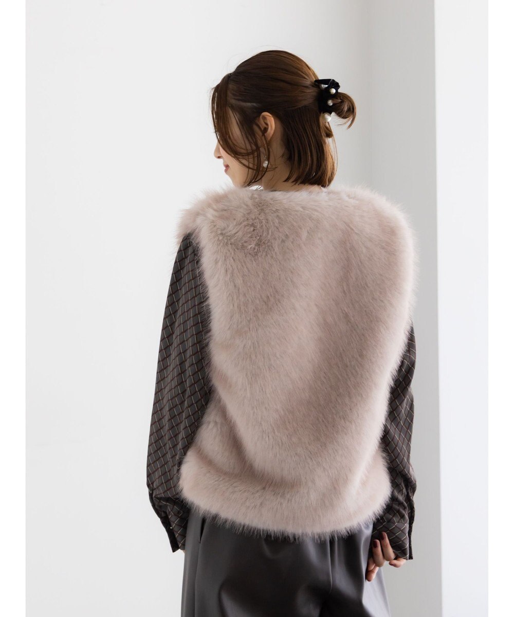 Te chichi ショートファーベスト 