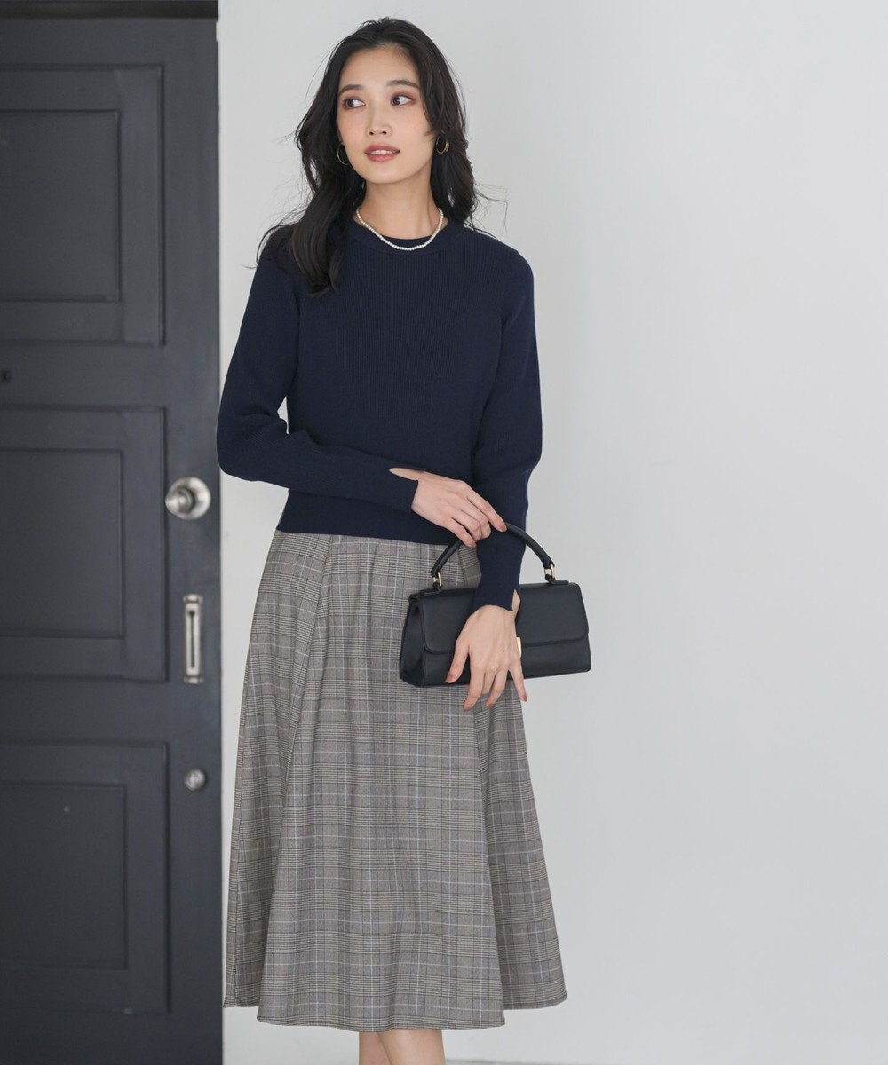 ANY SIS S ドッキングニット ワンピース 