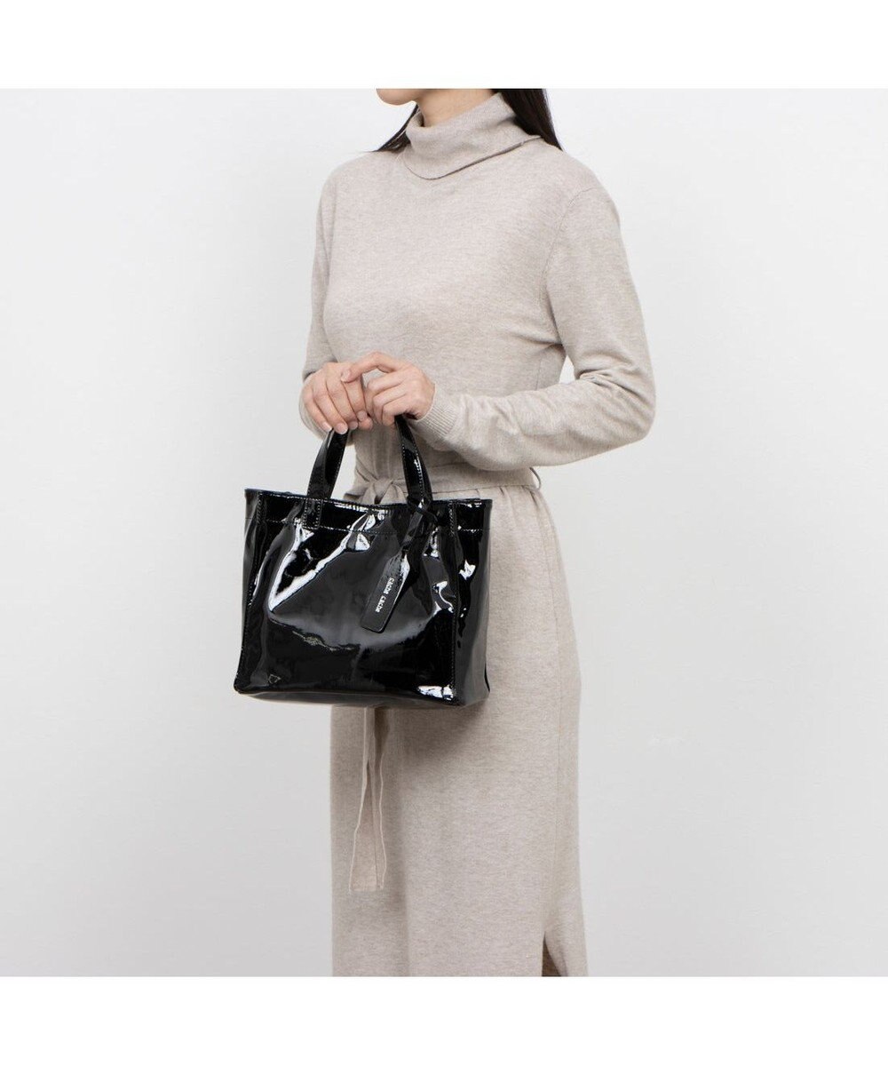 UNBILLION カシュカシュ cachecache / ソフトエナメルスクエア手提げトートS 