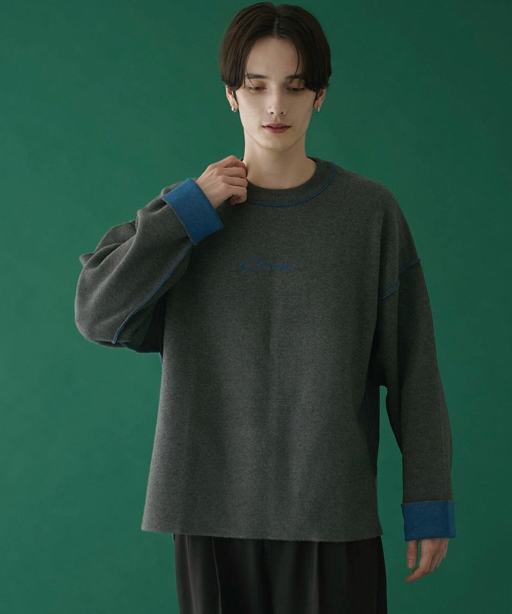 WEGO アウトリンキングニットプルオーバー 