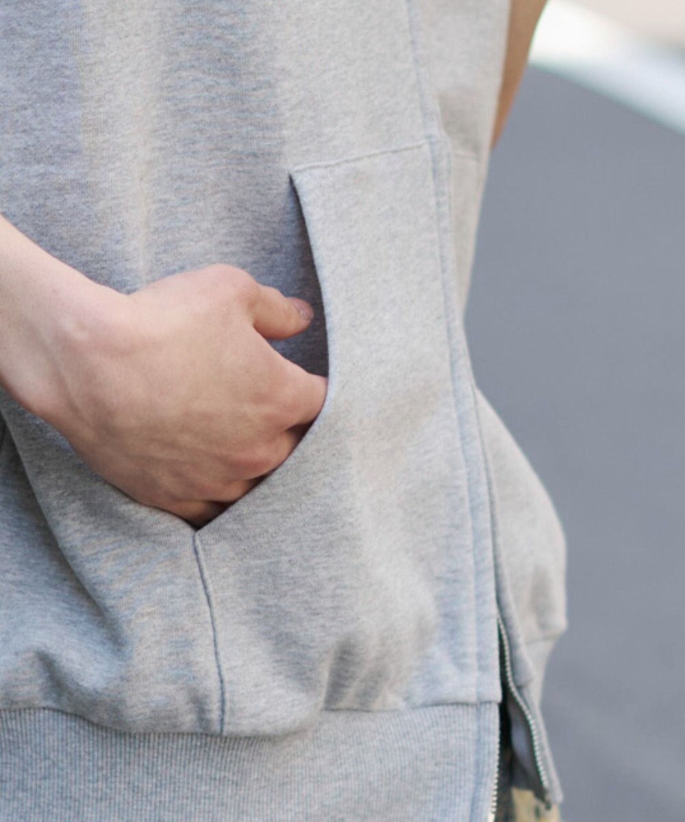 WEGO ノースリZIPパーカー 