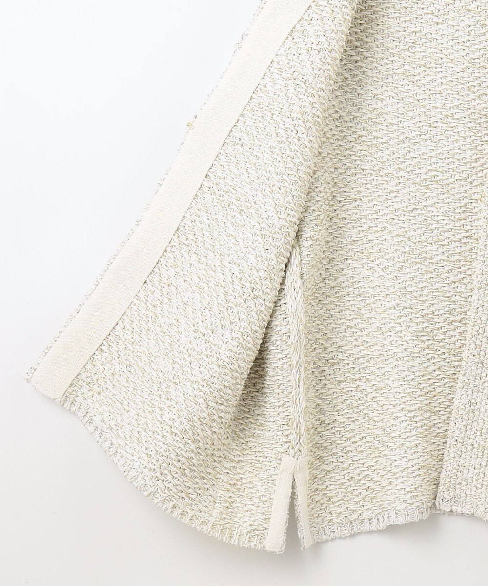 自由区 【カトリエムブーケ】Maille brillante ノーカラーアウター 