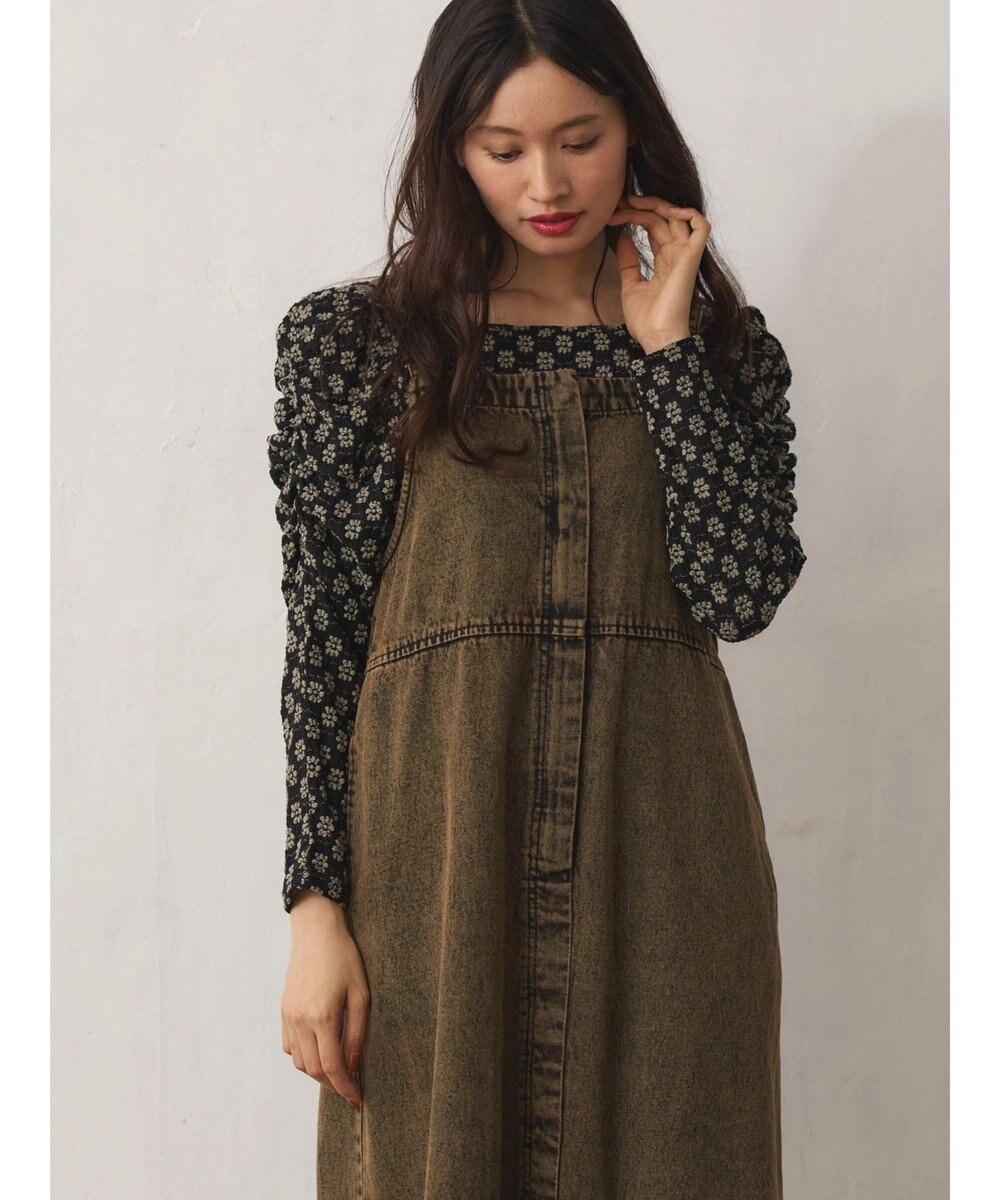 Green Parks ・ＳＵＧＡＲ　ＳＰＯＯＮ　カラーデニムジャンスカ 