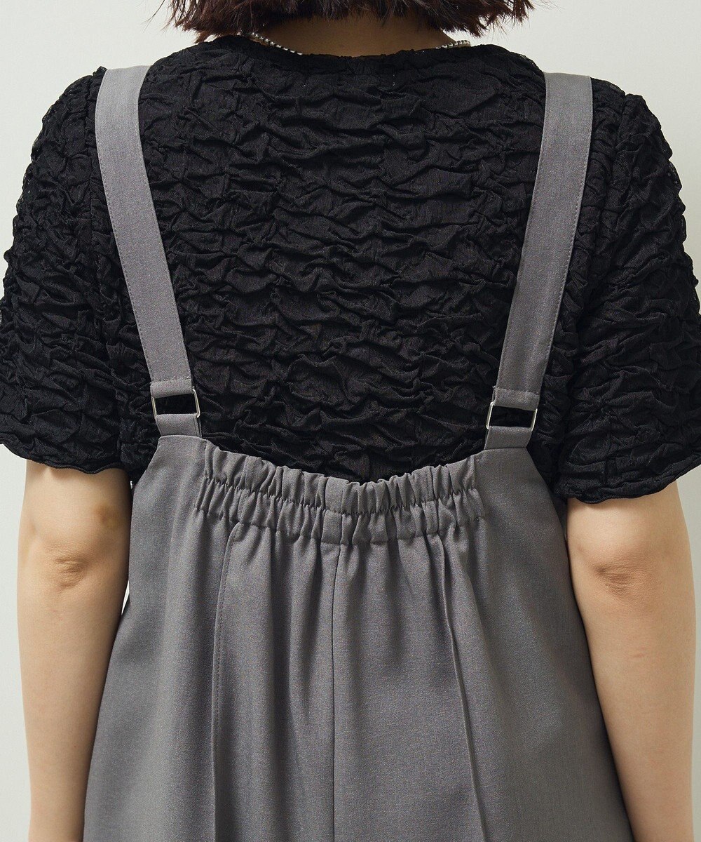 Green Parks ピンタックサロペット 