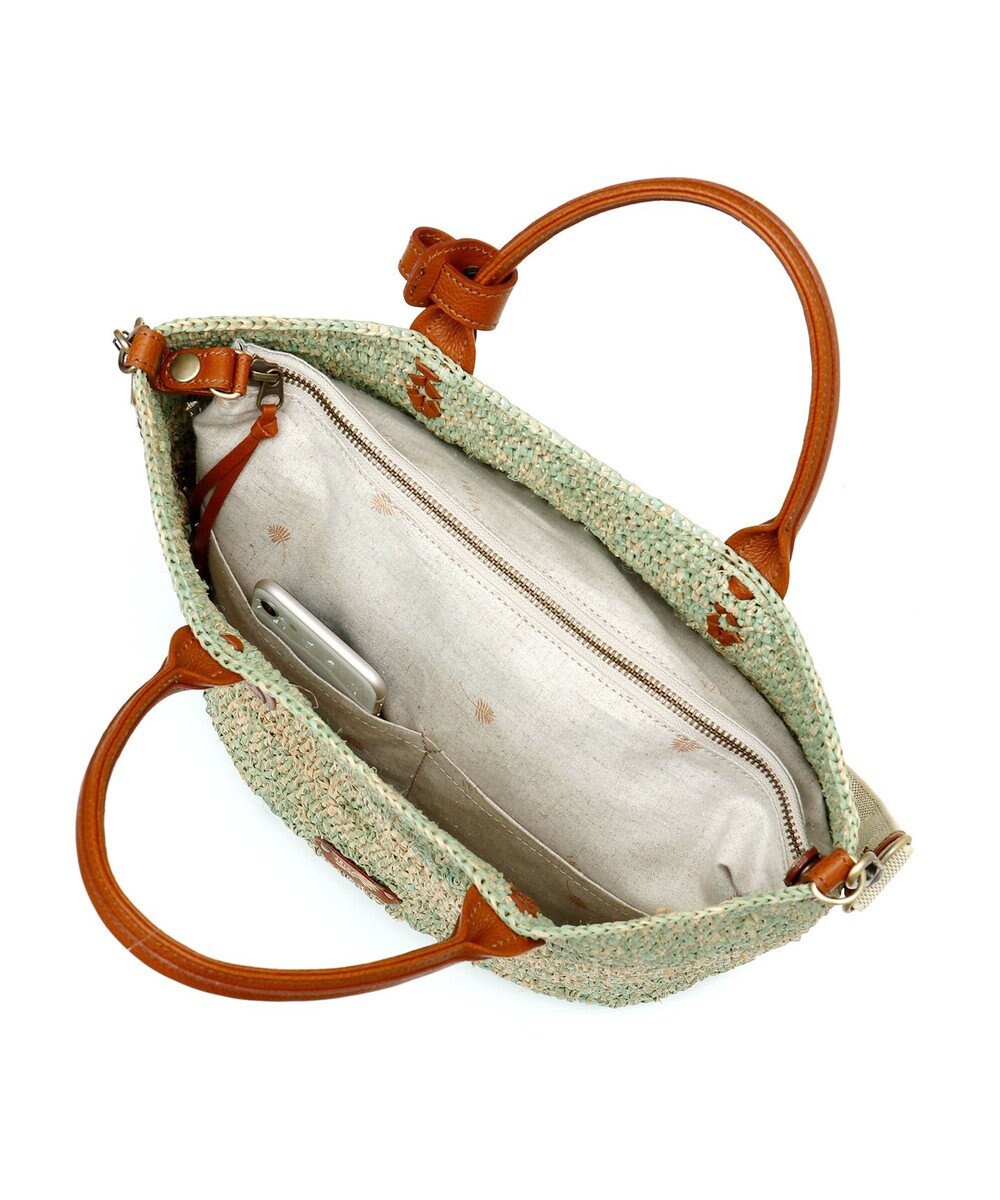 IBIZA ラフィア　2WAYバッグ 