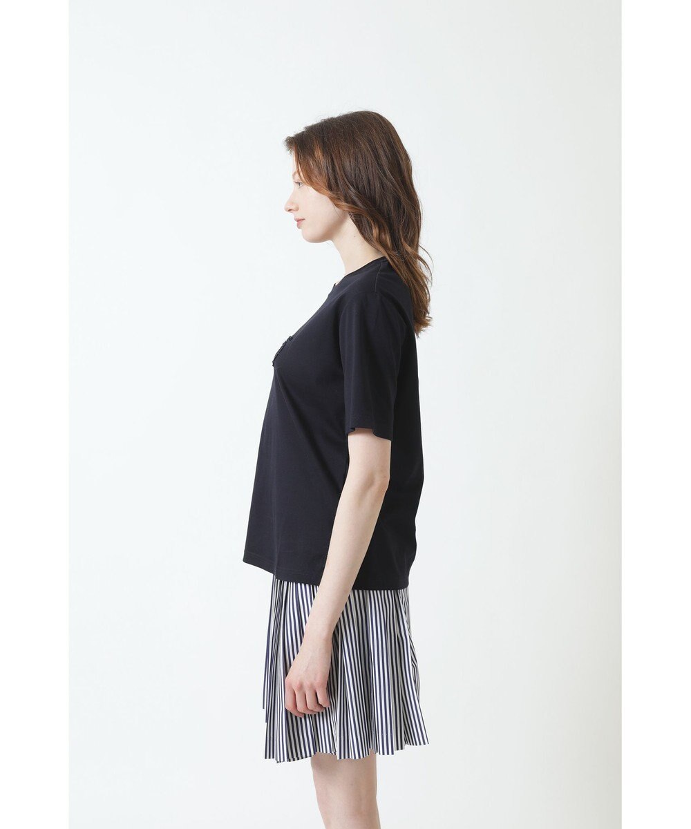 DAKS ロゴ スパンコール Tシャツ 