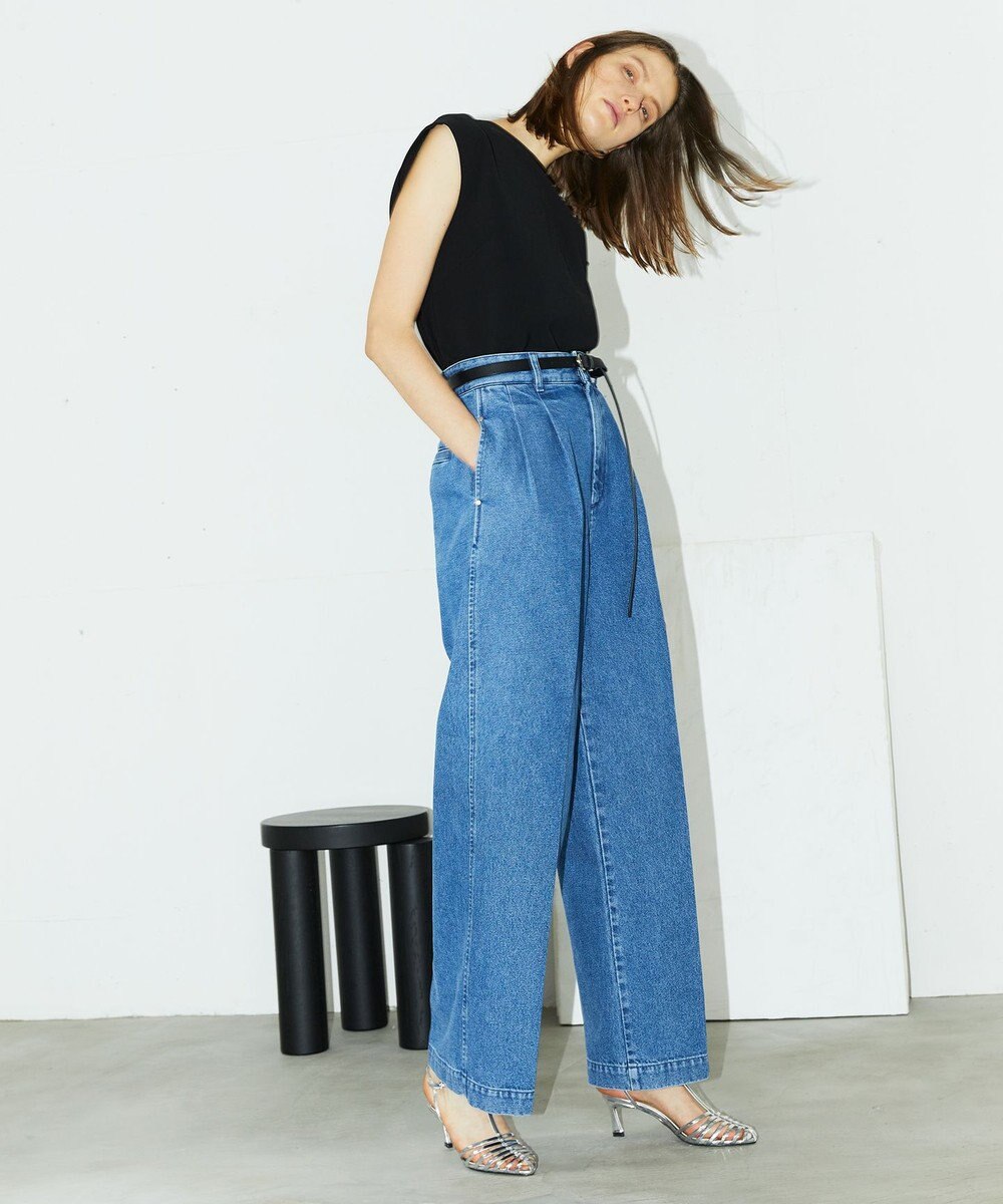 uncrave 【撥水・洗濯機洗い可】プルーフダブルクロス バックオープンブラウス（uncrave WHITE） 