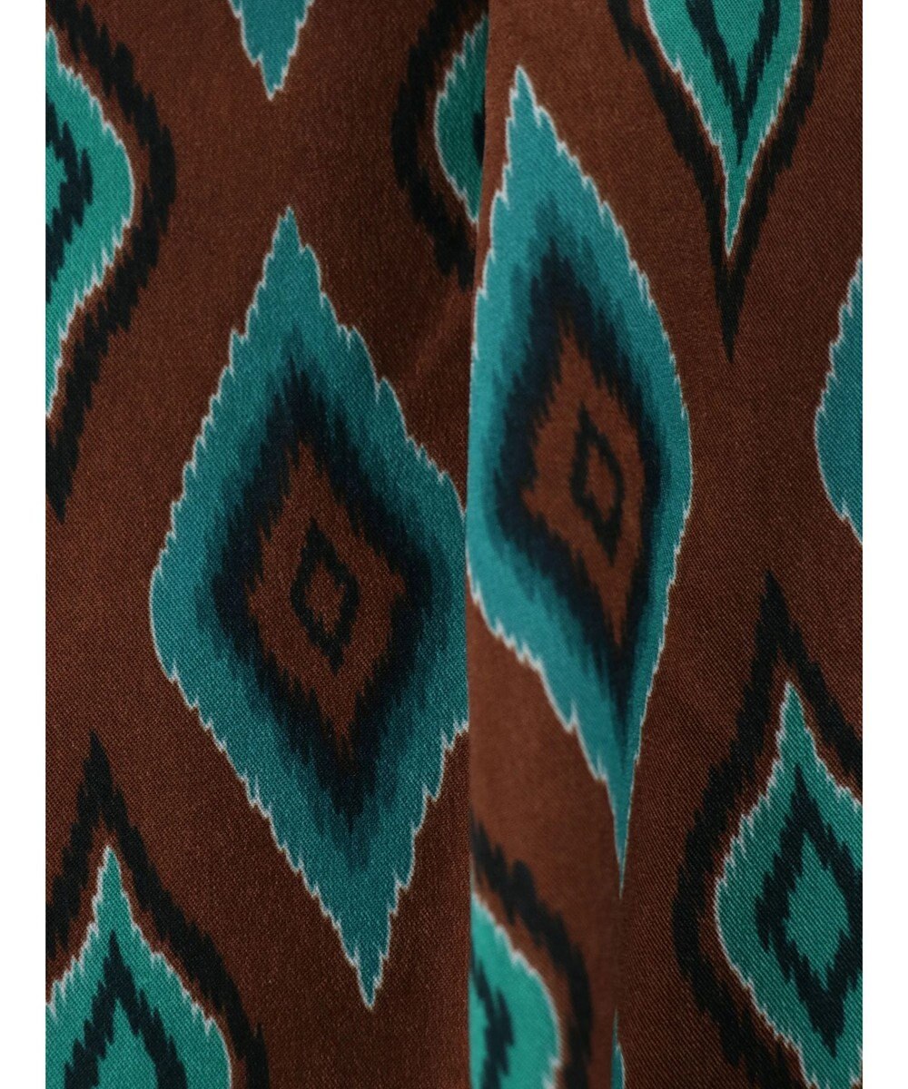 Green Parks アート柄イージーパンツ 