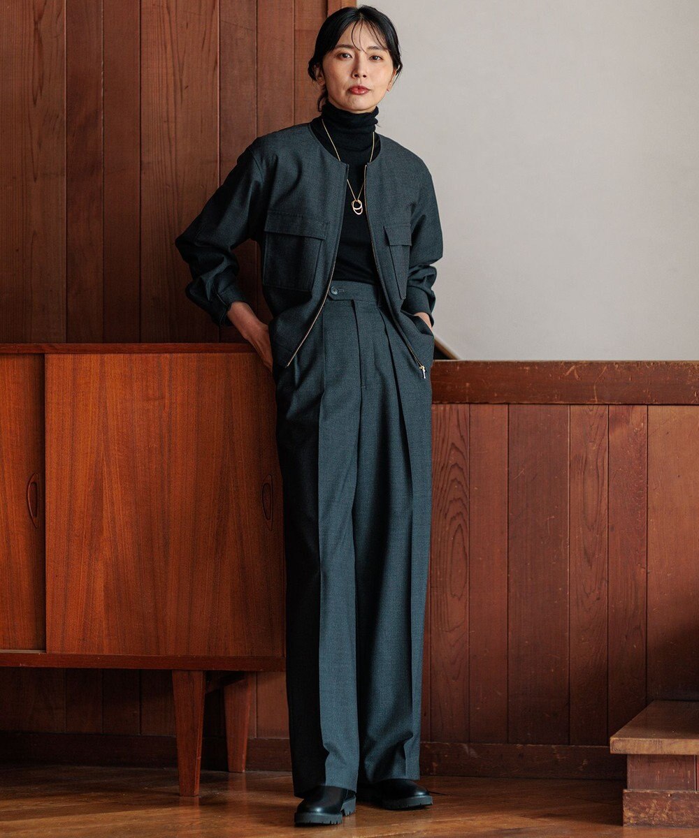 23区 S 【Oggi1月号/CLASSY.11月号掲載】スムージーコットン タートルネック ニット 