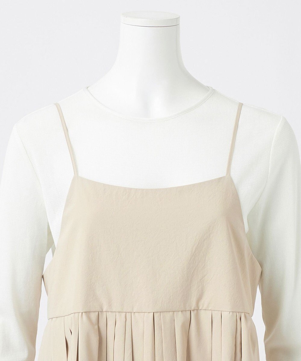 23区 L 【GOLD LABEL】ギャザリングプリーツ ワンピース 