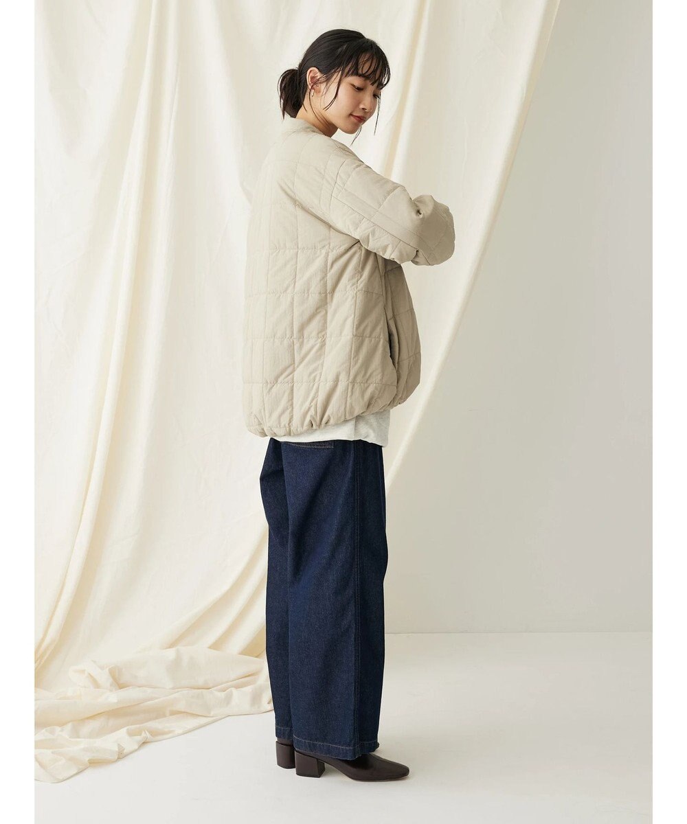 CRAFT STANDARD BOUTIQUE 蓄熱 スクエアキルトブルゾン 