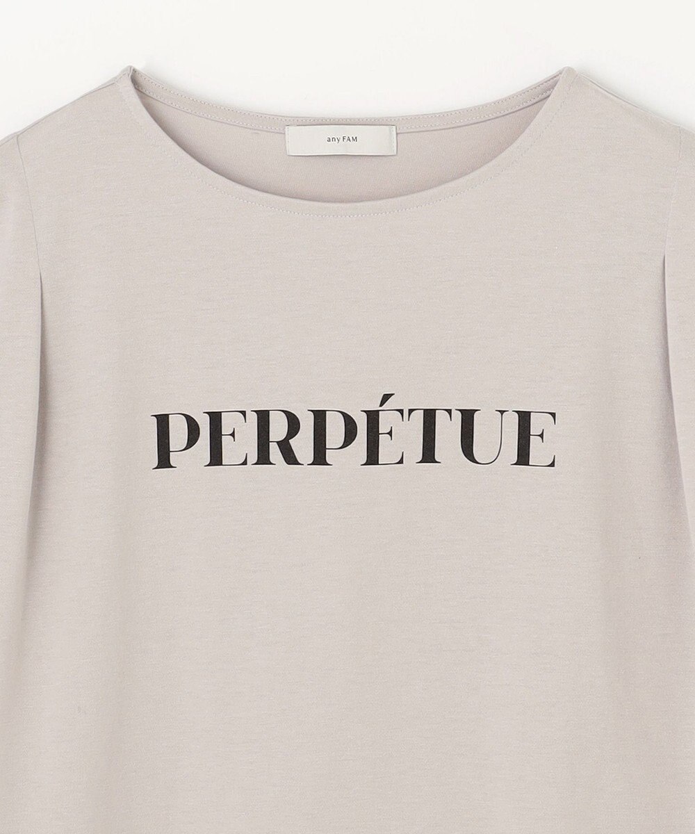 ANY 【洗濯機可/UVケア/接触冷感】フレンチスリーブロゴ・カラーTシャツ 