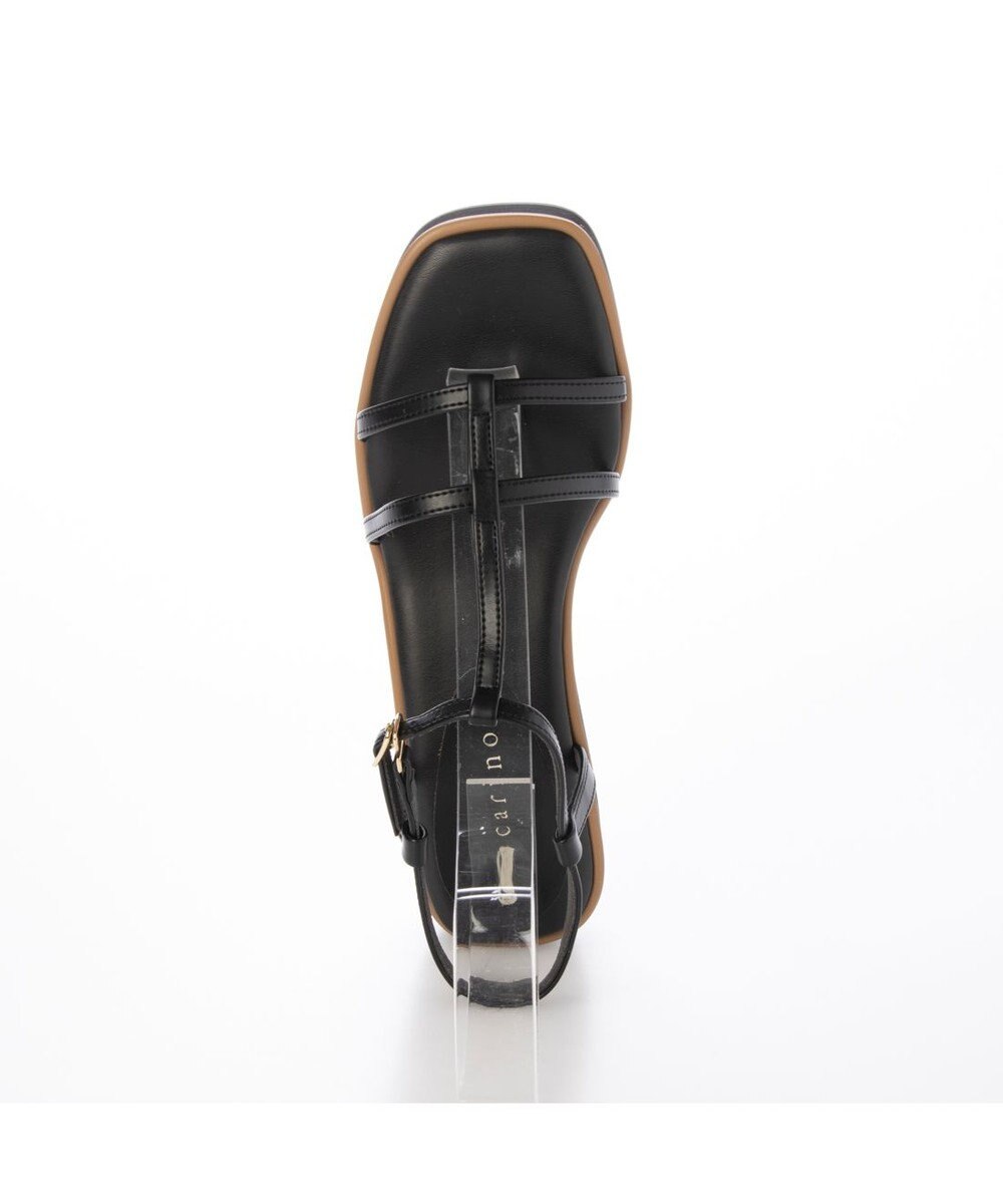 MODE ET JACOMO <carino>厚底Tストラップサンダル 