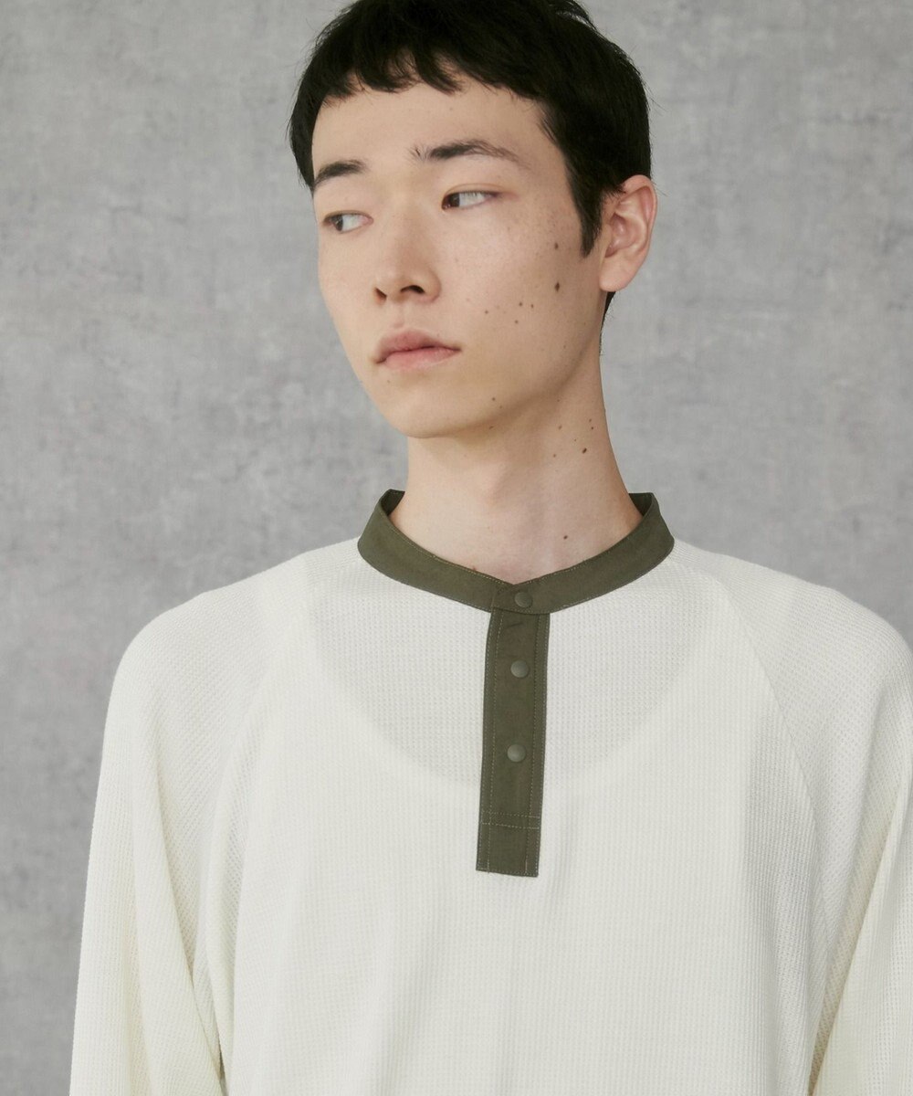 WEGO 【ユニセックス着用ITEM】ラグランヘンリーネックT 