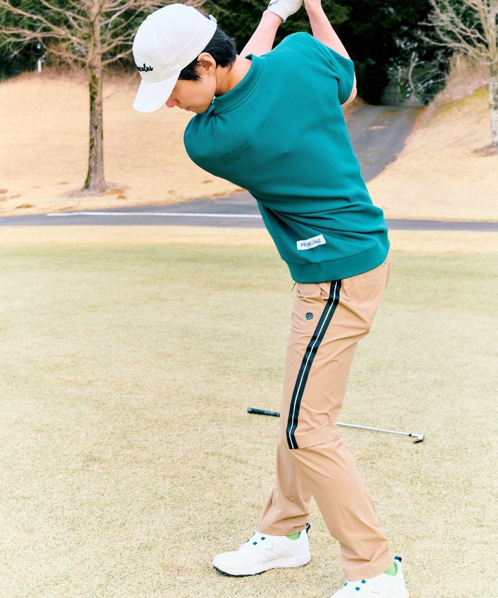 PW CIRCULUS 【MEN】サイドベンチレーションテーパードパンツ 2026年モデル ゴルフ 