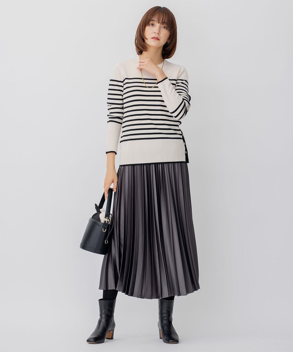 23区 ウールブレンド ボーダー ニット 