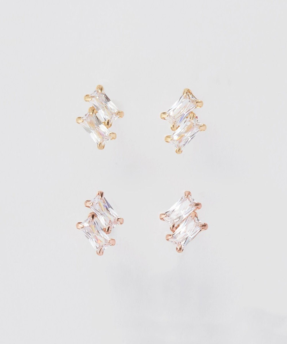 Phoebe 【K10】ツインバケットピアス　ゴールド 