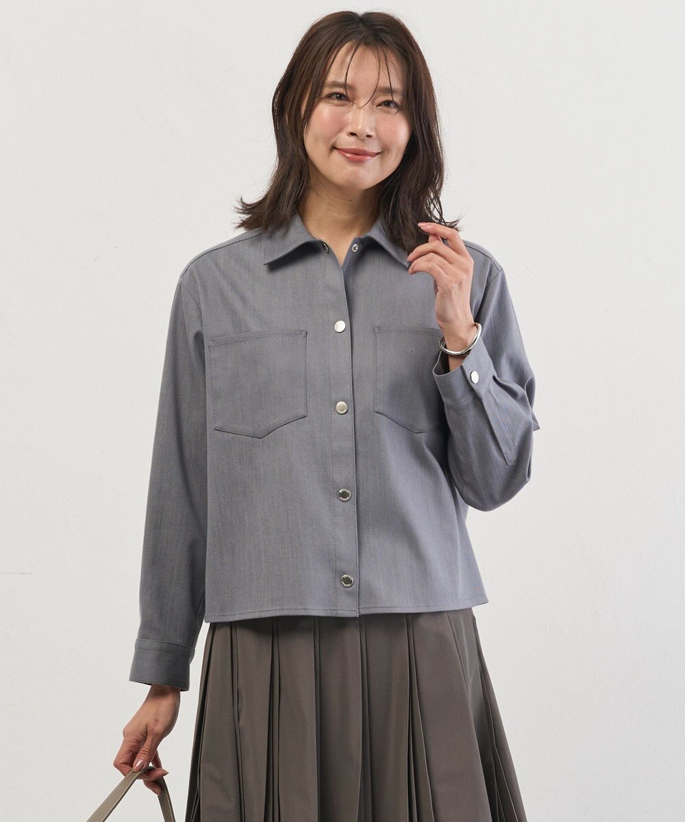 J.PRESS LADIES S セルロースシャンブレー ジャケット 