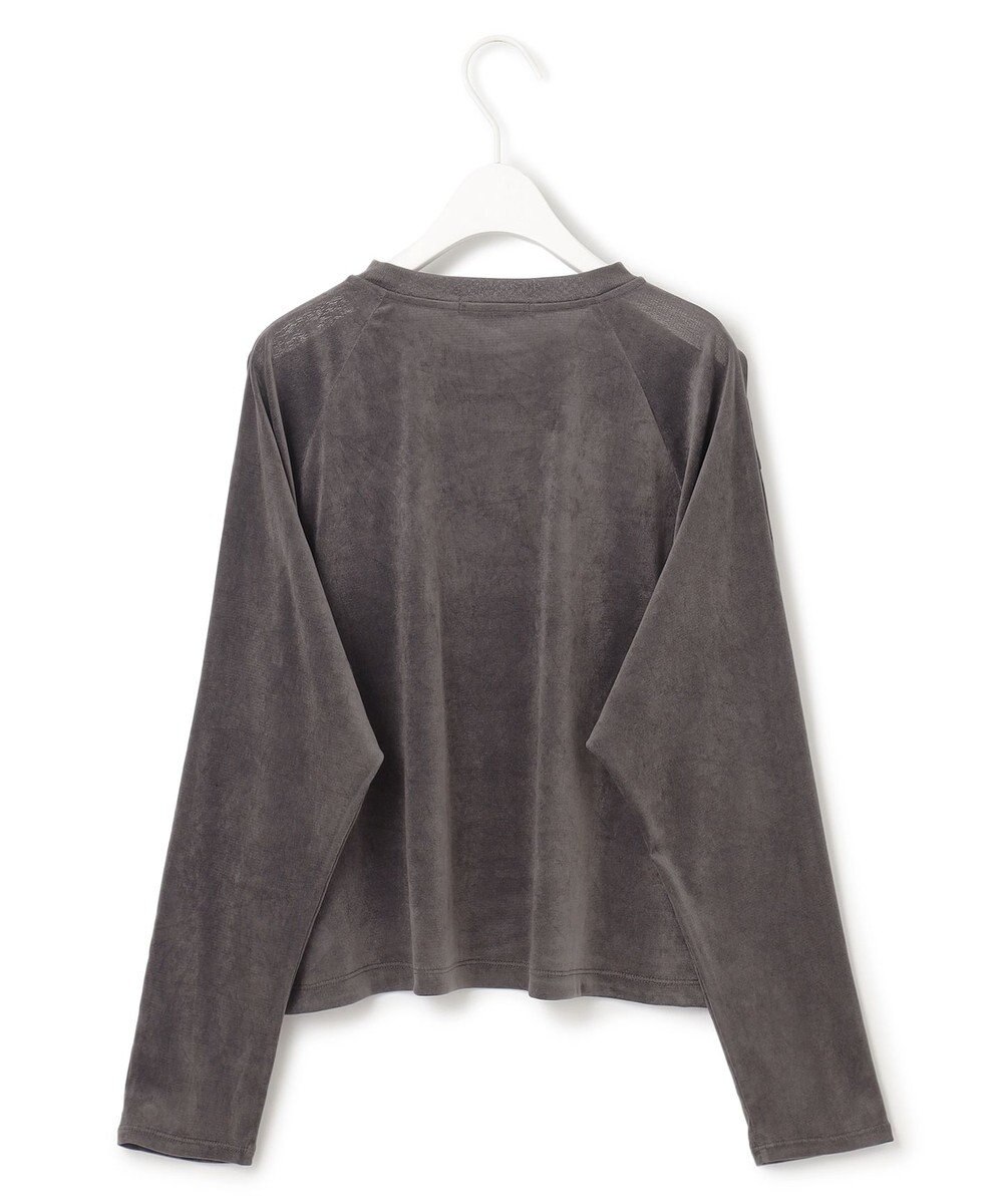 ICB L 【洗える】フロッキーベロア　プルオーバー 