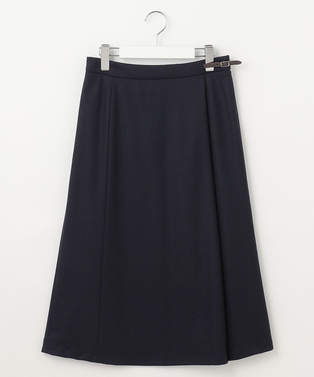 J.PRESS LADIES 【洗える】ウールスムース スカート 