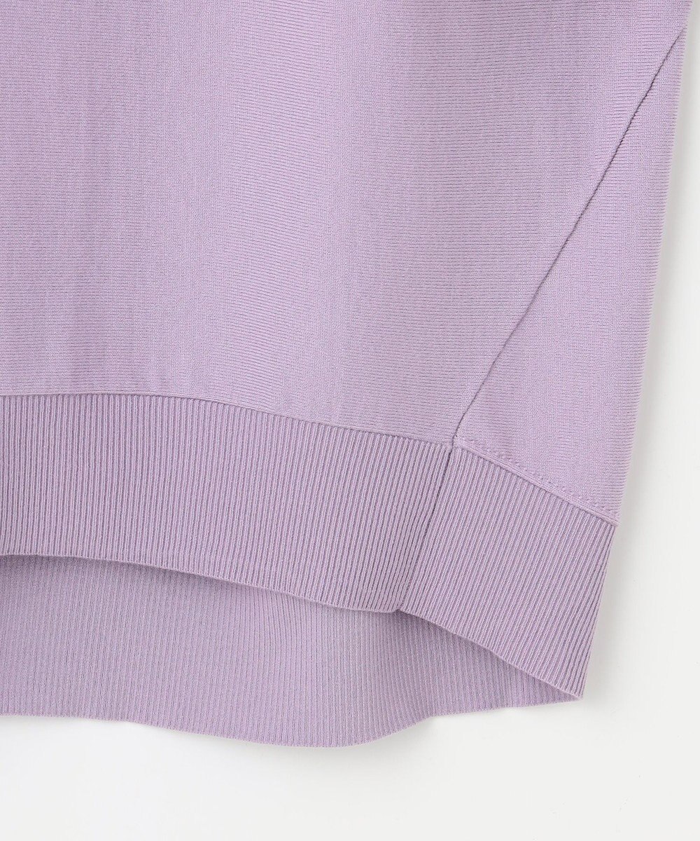 ANY SIS 【CICA加工・選べる9色展開】クルーネックバックスリット ニット 