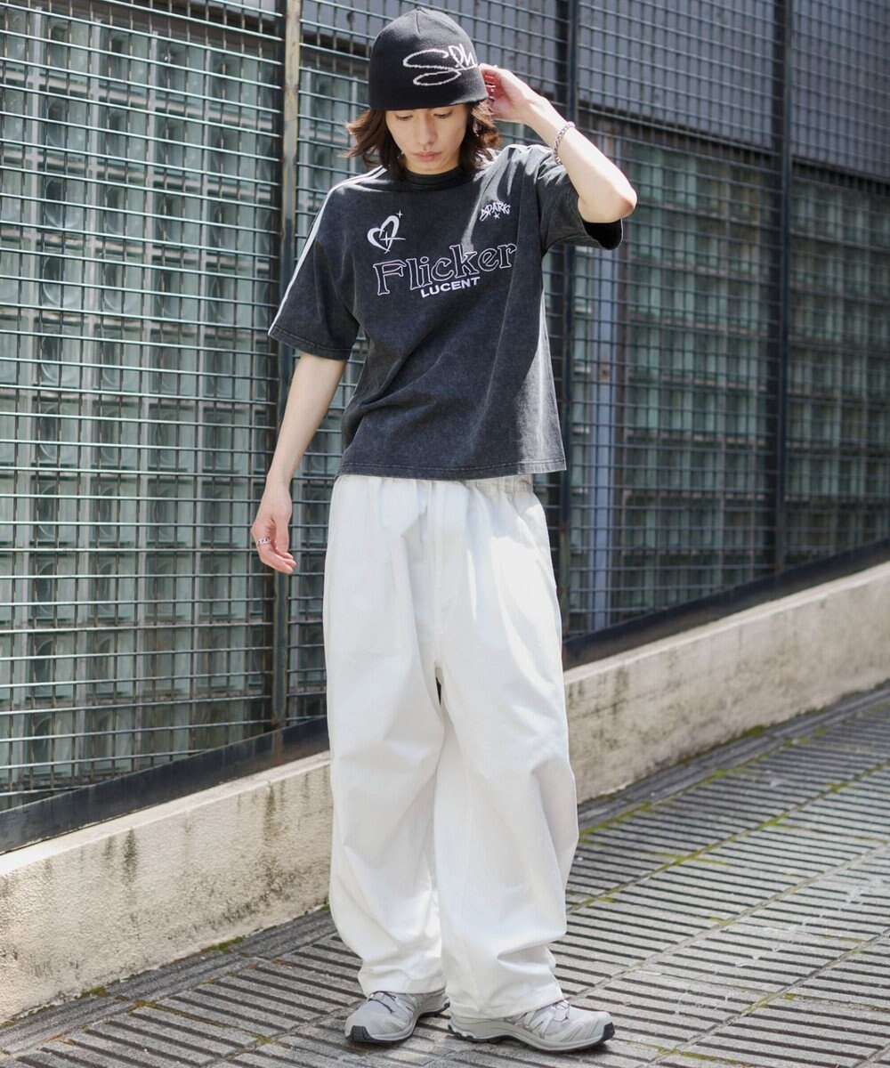 WEGO 【ユニセックス着用ITEM】スリーブラインロゴBIG　T（SS） 