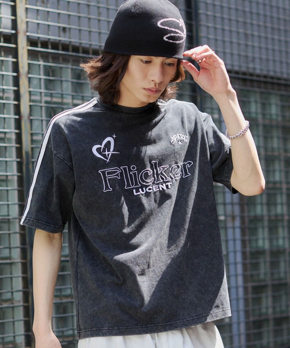 WEGO 【ユニセックス着用ITEM】スリーブラインロゴBIG　T（SS） 