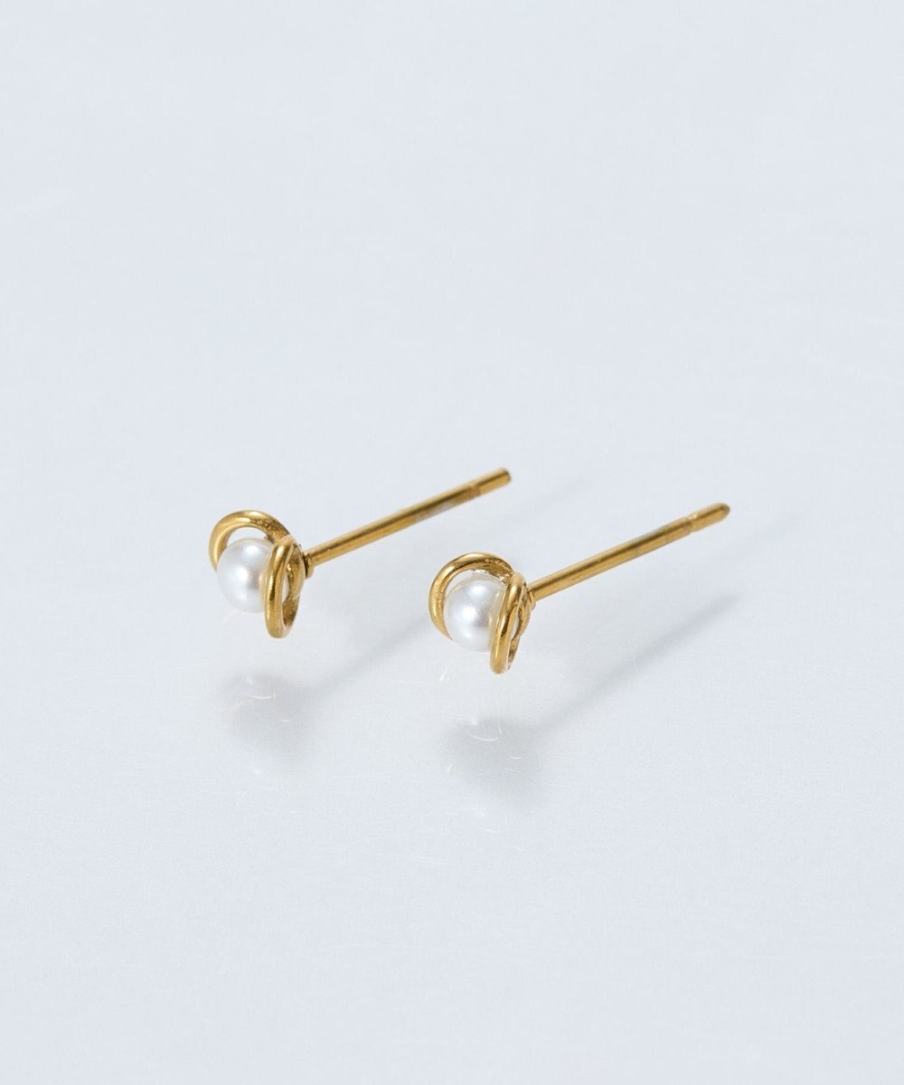 Phoebe 【金属アレルギー対応】プチメタルパールピアス/サージカルステンレス 