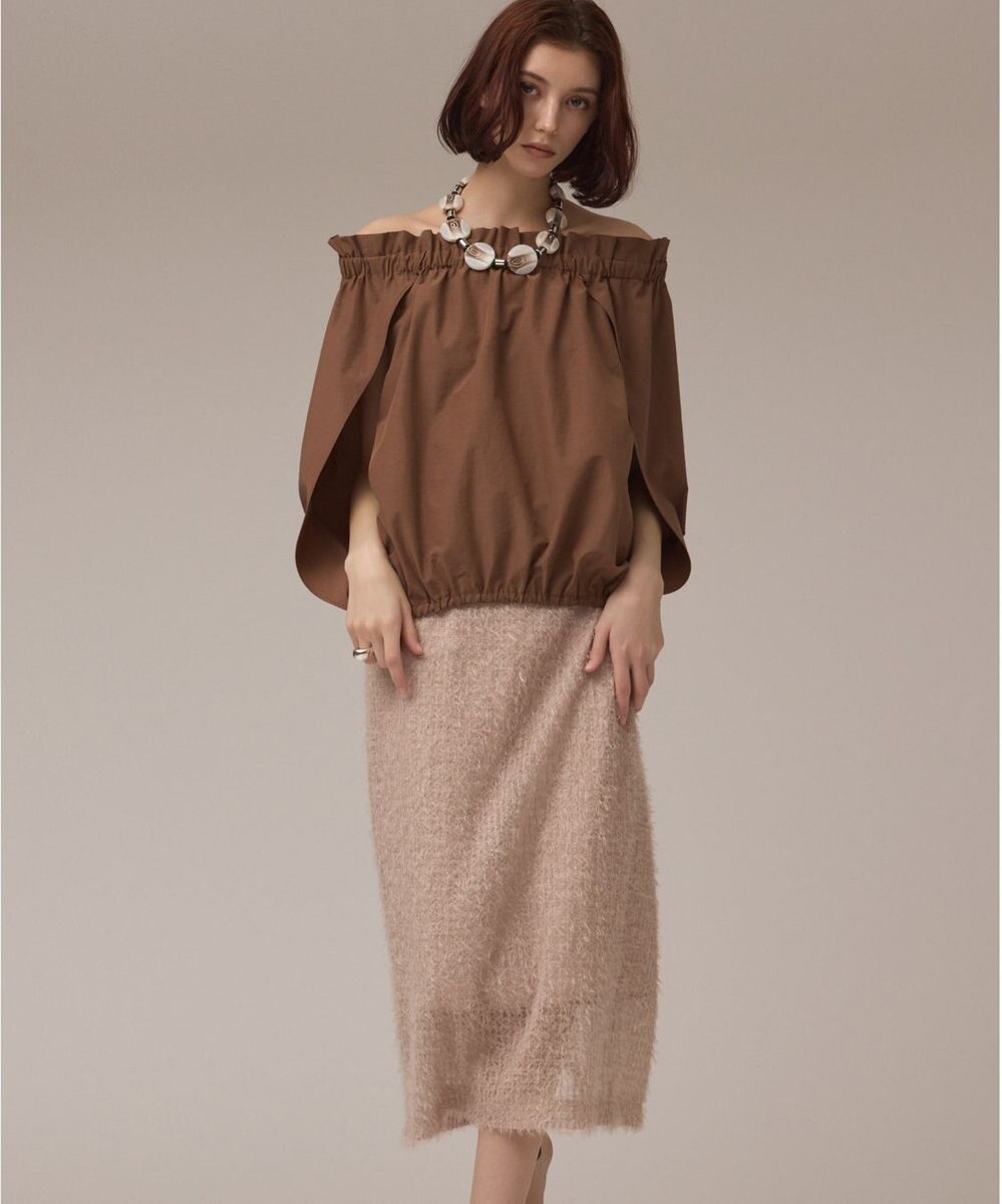 GRACE CONTINENTAL チュールタイトスカート 