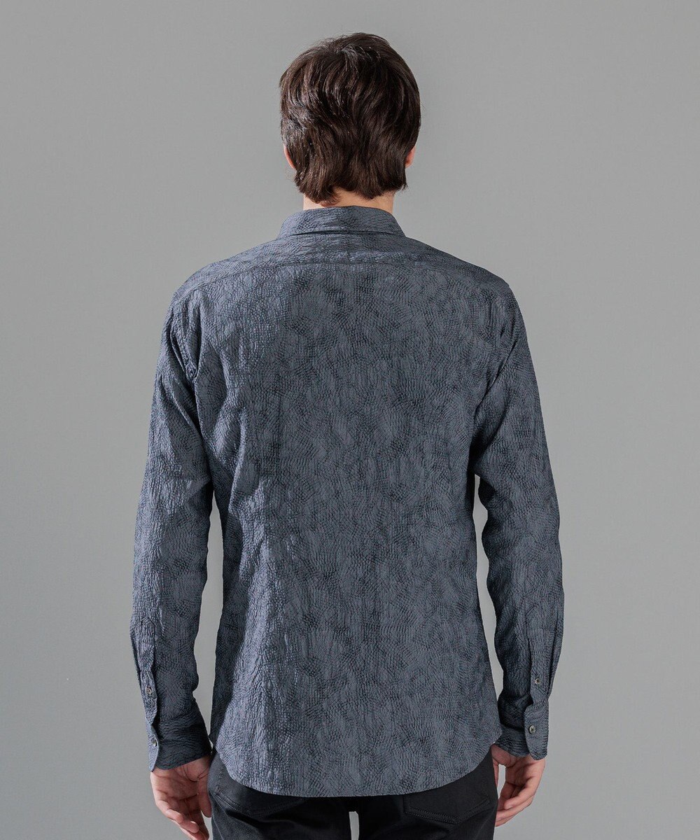 JOSEPH HOMME アブストラクトジャガード レギュラーカラーシャツ 