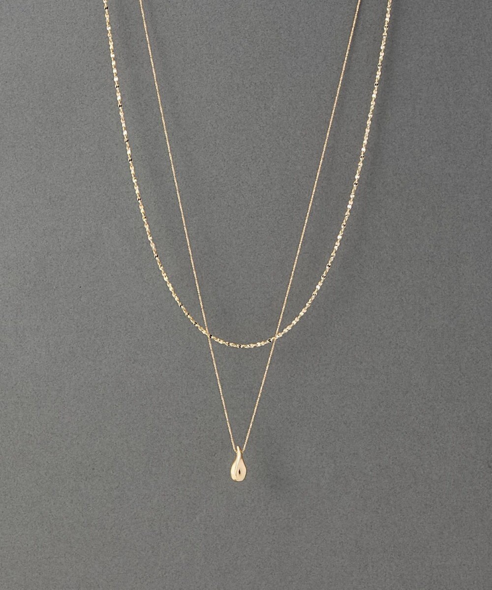 Phoebe 【金属アレルギー対応】レイヤードドロップロングネックレス 