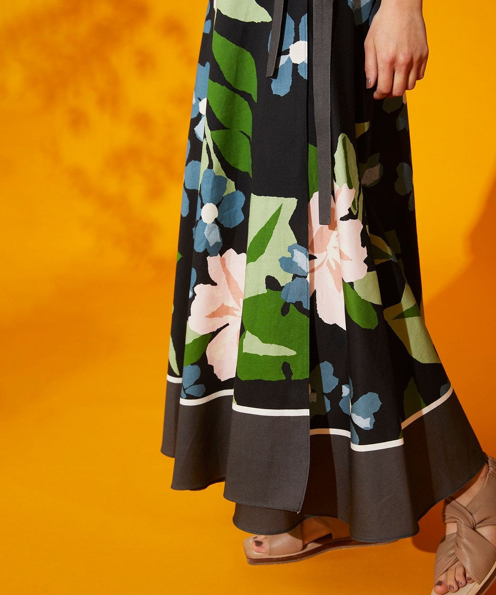 フラワープリントラップスカート / GRACE CONTINENTAL | ファッション