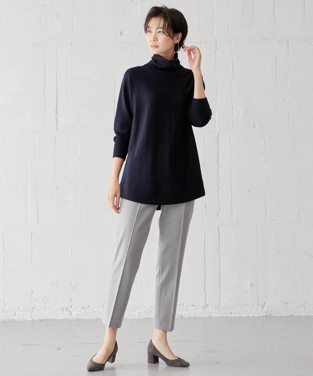 J.PRESS LADIES S 【WEB限定カラーあり・洗える】EASY WOOL チュニック ニット 