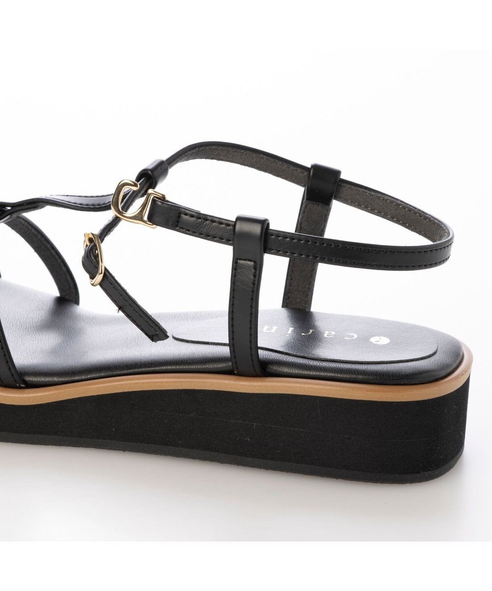 MODE ET JACOMO <carino>厚底Tストラップサンダル 