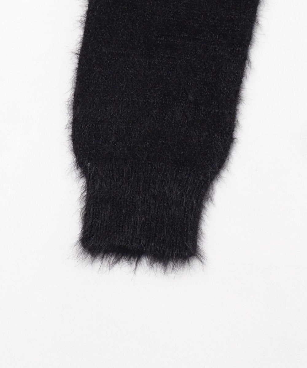 WEGO 【25秋冬新作】シャギーニットジップパーカー 