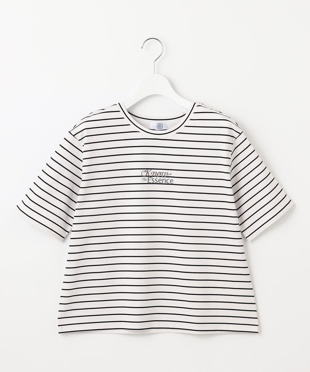 J.PRESS LADIES 【洗える】ロゴ Tシャツ 