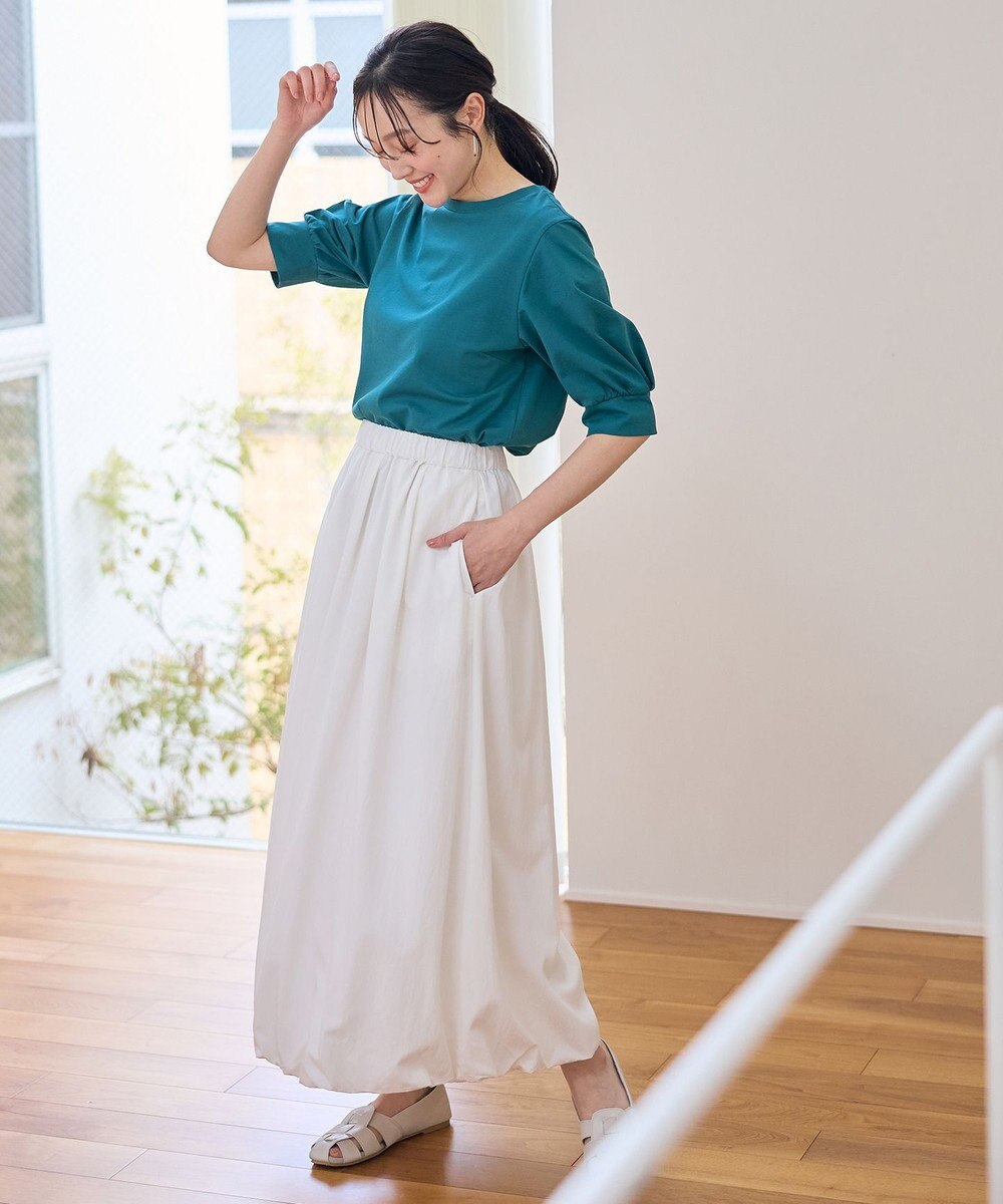 ANY L 【撥水/ウエストゴム】バルーンスカート 