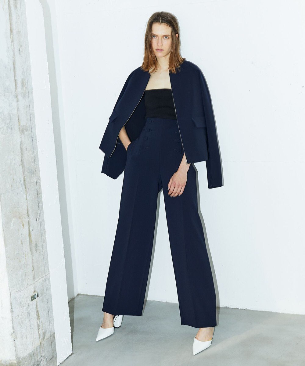 uncrave 【撥水・洗濯機洗い可】プルーフ ダブルクロス ワイド パンツ（uncrave WHITE） 