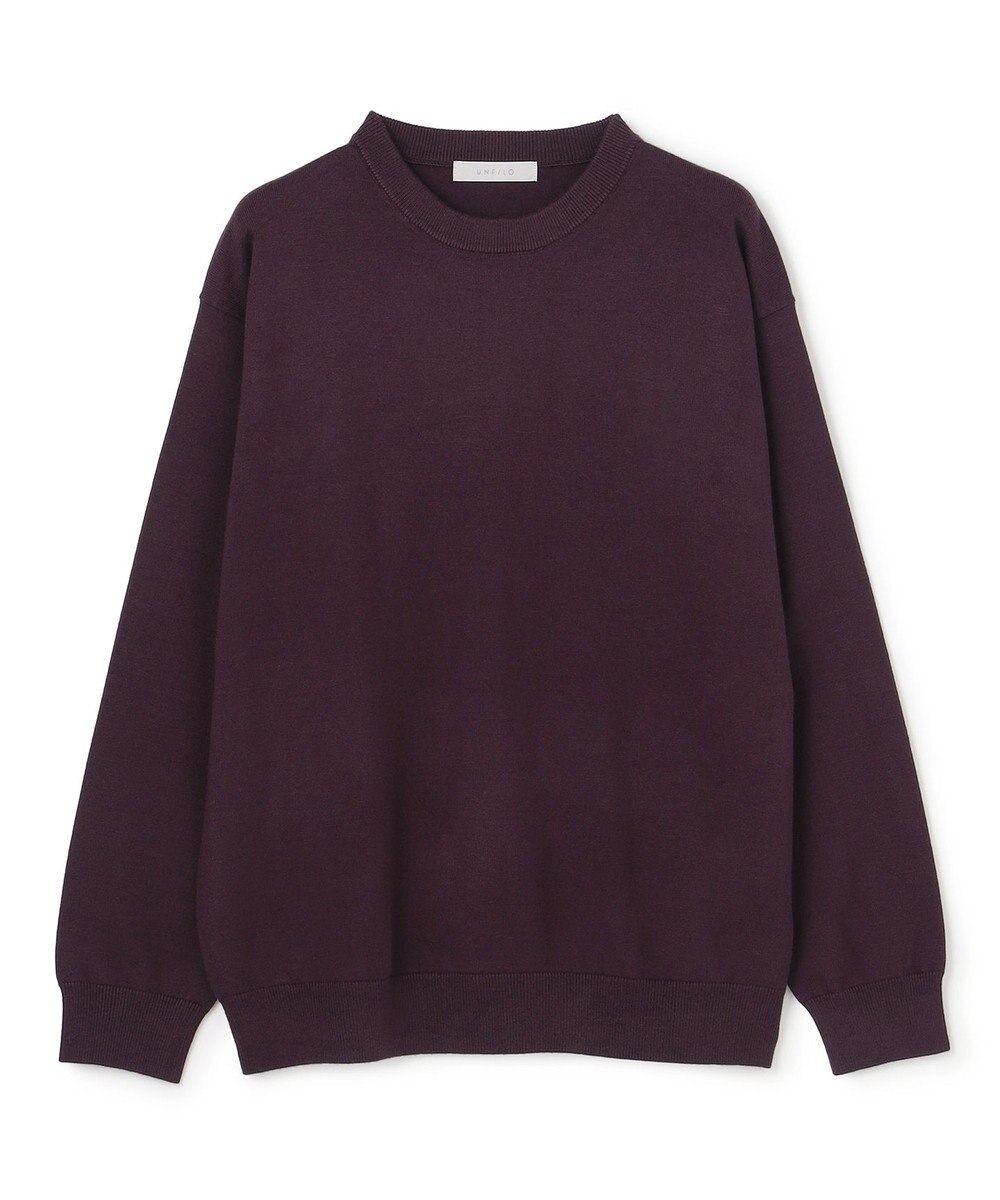 UNFILO MENS 【OCEANS YouTube 掲載/男女兼用】スムースシルキーニット 