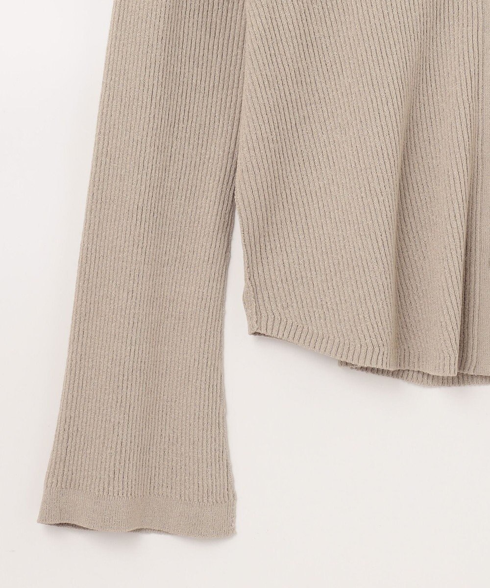 GRACE CONTINENTAL スラブリブシャツニットトップ 