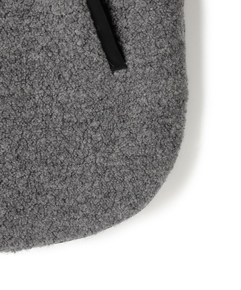 ICB 【リバーシブル着用可能】 ラミネートパイルキルト ミドル丈コート 