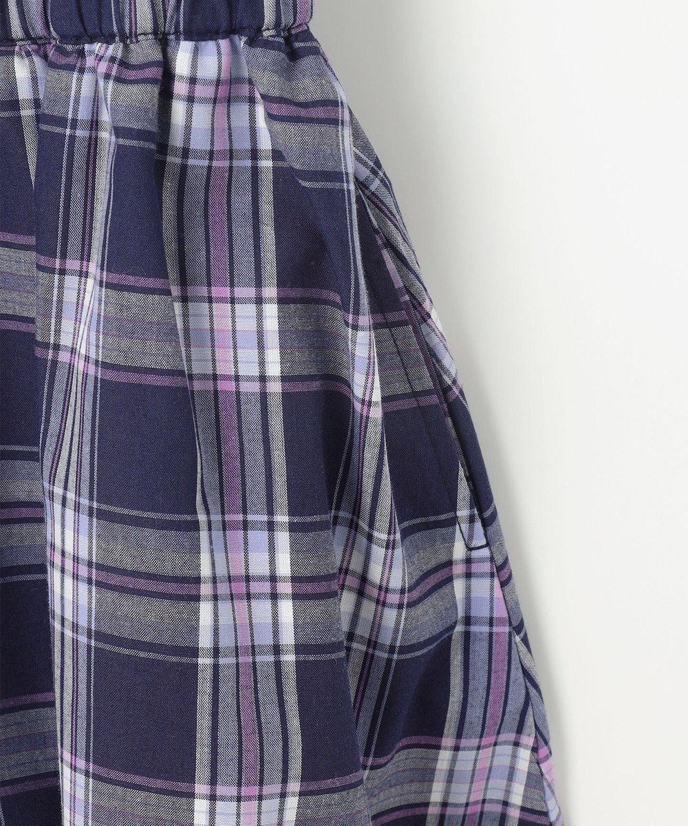 組曲 KIDS 【110-140㎝】プランタンチェック ワンピース 